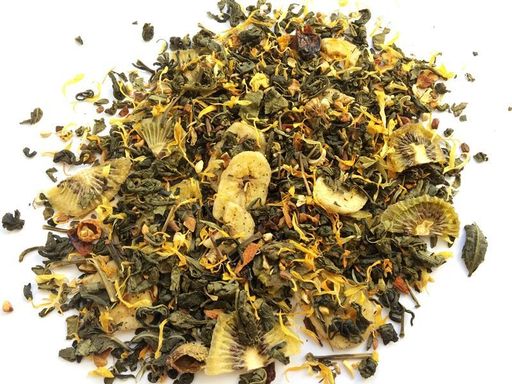 КамлёвЪ Зеленый крупнолистовой чай Витаминный заряд, 500 г