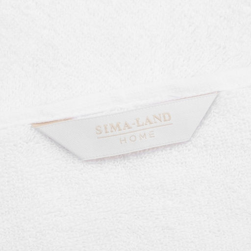 Полотенце махровое SL HOME: Floral «Блан де Блан» 50×90 см, хлопок 100%, белое