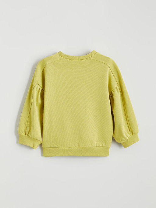 Bisiklet Yaka K?z ?ocuk Sweatshirt