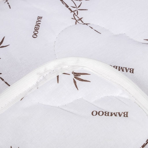 Одеяло всесезонное Адамас Бамбук, размер 140х205 5 см, 300гр/м2, чехол тик, цвет микс  фото 3