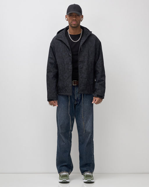 Куртка спортивная мужская весна осень черного цвета 25470Ch - Mtforce фото 15