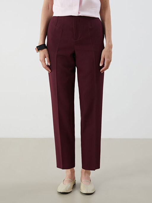 Dar Fit Kad?n Pileli Pantolon