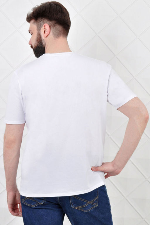 Арт. 6797 Футболка мужская  50-58 (5 шт) Цвет:белый