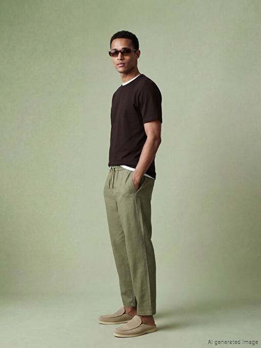 Bisiklet Yaka Erkek Soft Touch Ti??rt