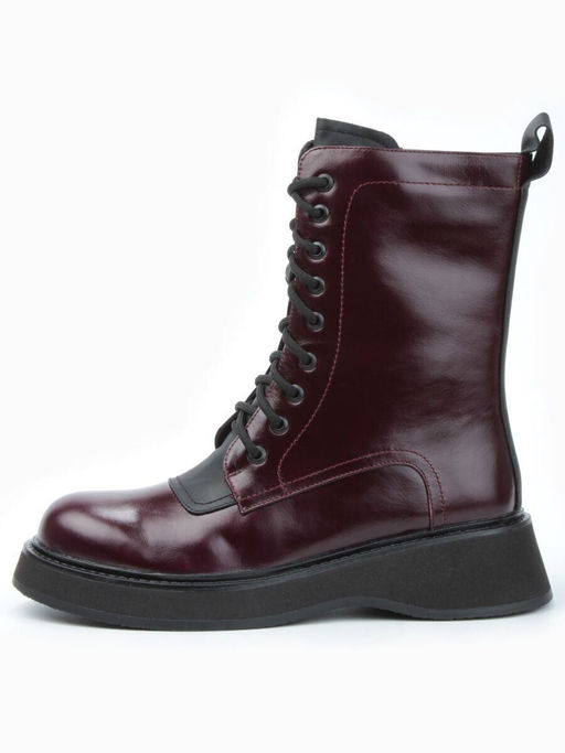 01-C1115-2 VINOUS Ботинки демисезонные женские (натуральная кожа, байка)