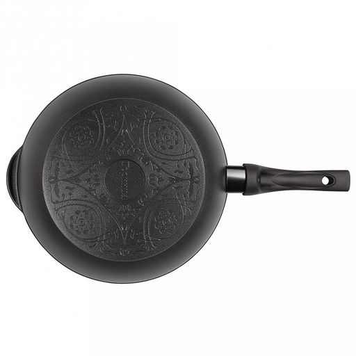 Сотейник с антипригарным покрытием д24см "Классик", h8,2см, s0,4см, ручка из термостойкого пластика (Россия)