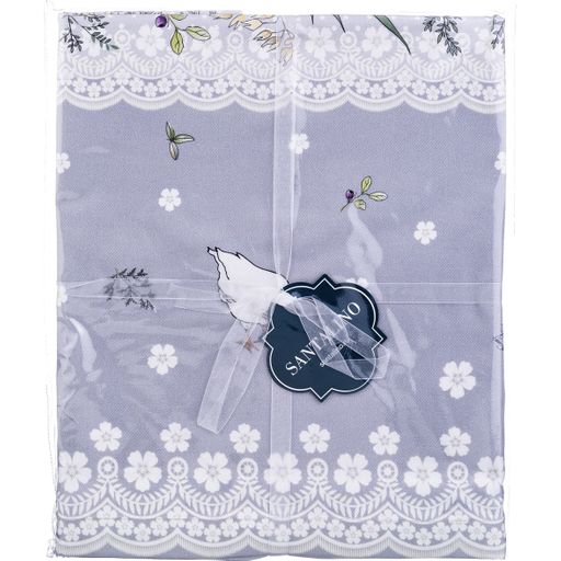 СКАТЕРТЬ ГУСИ ЛЕГАРД 180*140 СМ. СЕРЫЙ, 100 - Lefard фото 2