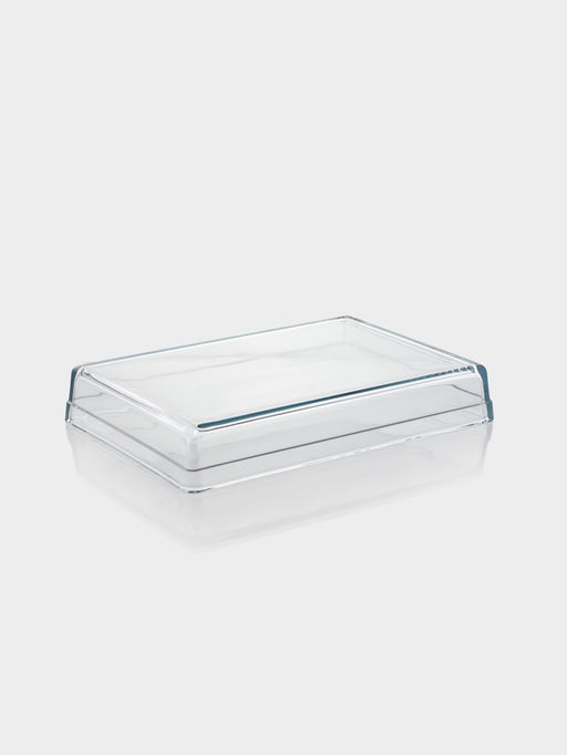 Форма для выпечки и запекания Paşabahçe Borcam, 36.7×25.7×6 см, жаропрочное стекло, прозрачная