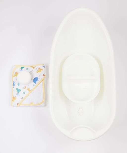 MOTHERCARE / Набор: ванночка, таз, полотенце, салфетка, спонж  фото 2