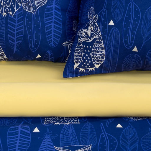 Постельное бельё Этель дуэт Ушастые совы (вид 3) 143 х 215 см - 2 шт., 220 х 240 см, 70 х 70 см - 2 шт  фото 3