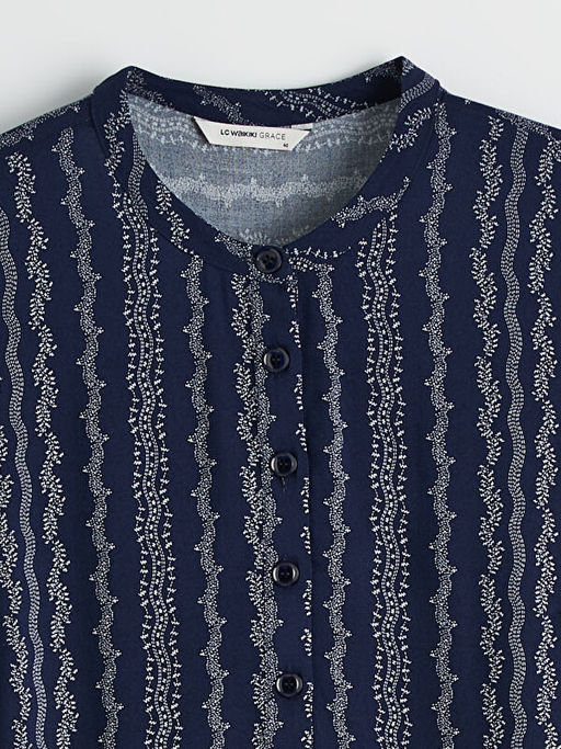 Hakim Yaka Desenli Kad?n Tunik