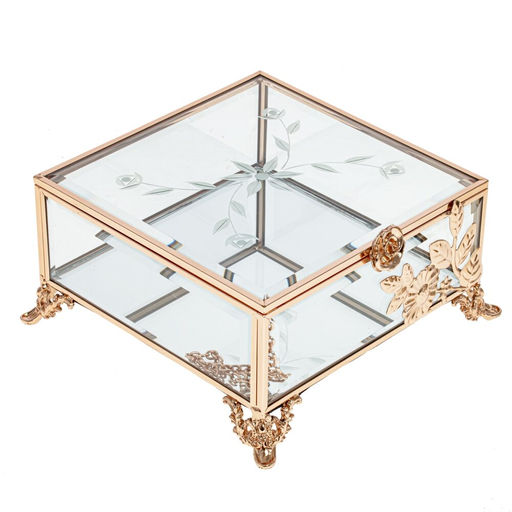 Шкатулка, L15,5 W15,5 H8 см - Remeco фото 3