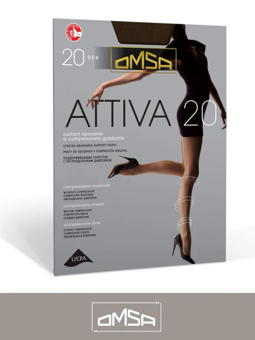 Колготки Omsa Attiva 20 (50/10)*** - lola  фото 6