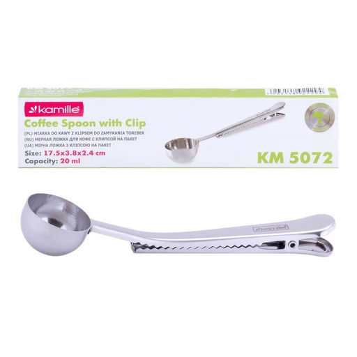 Мерная ложка для кофе с зажимом (5072) /KAMILLE/  фото 2