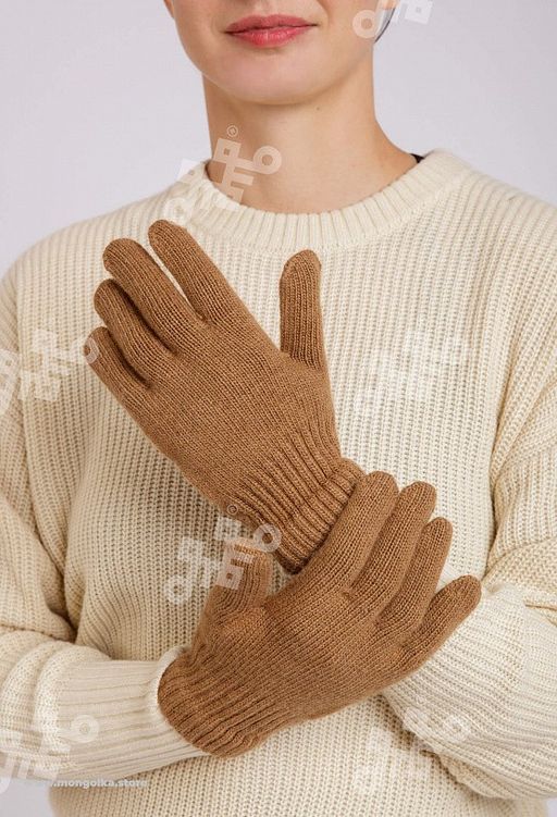 из натуральной монгольской шерсти Перчатки взрослые унисекс - Тод оймс ххк фото 4