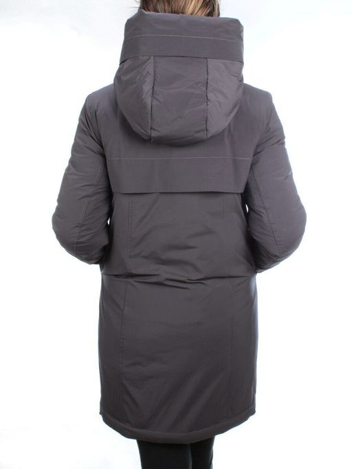 21-963 DK. GRAY Куртка зимняя женская (200 гр. холлофайбер)