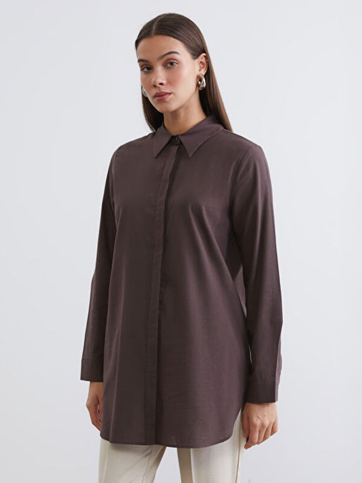 Dokulu Kad?n G?mlek Tunik