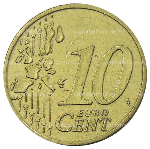 10 евроцентов 2002 года D Германия
