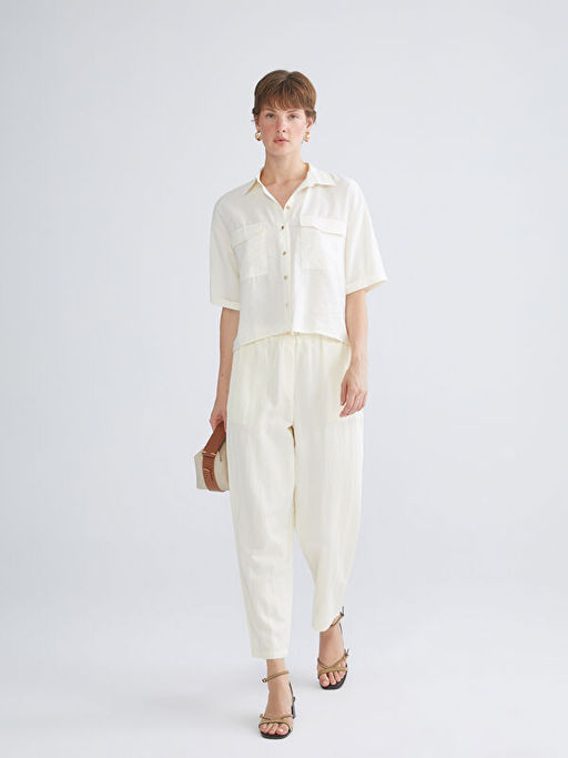 Beli Lastikli Kad?n Pantolon