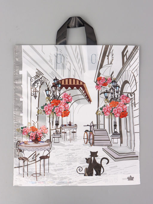 Цена за 50 шт. Пакет подарочный Маленькая история 42 х 38 см 37 мкм