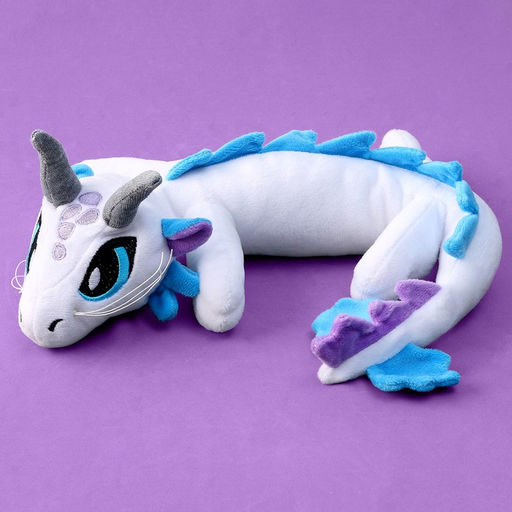 Мягкая игрушка Дракон большой, белый - POMPOSHKI фото 2