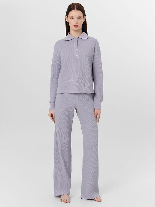 Брюки домашние женские серые