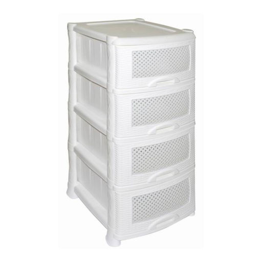 Комод 4-секц.БЕЗ ДЕКОРА "Плетенка", "Ромашка", "Орнамент", "Ажур" арт. 0354/26/21/406/401