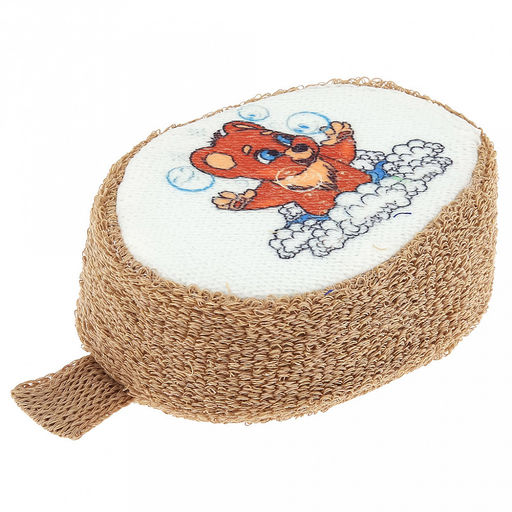 Мочалка банная Спонж 15х11см, хлопок, с поролоном, Eco-Price (Россия) - Домашняя мода фото 10