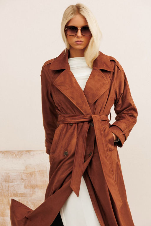 Плащ KOKOdea 11001 коричневый