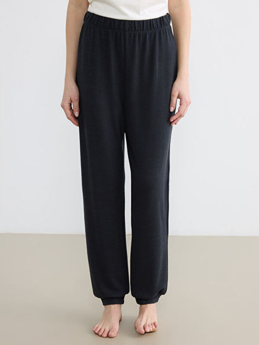 Beli Lastikli Kad?n Jogger Pijama Alt?