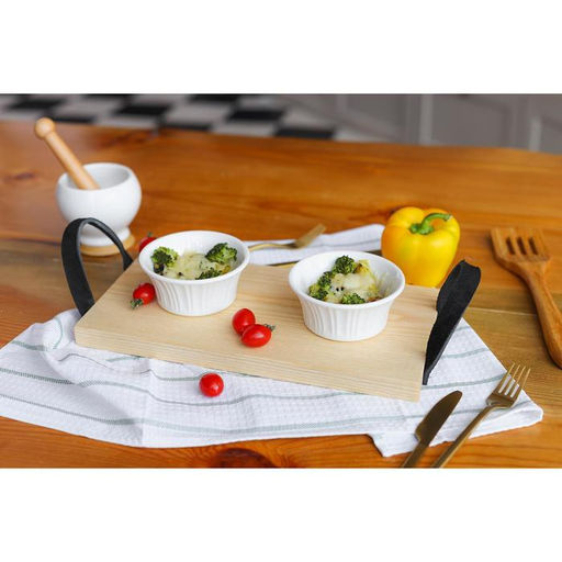 Рамекин Доляна Маффин, 250 мл, d=11.4 см, жаропрочная керамика, белый фото 4