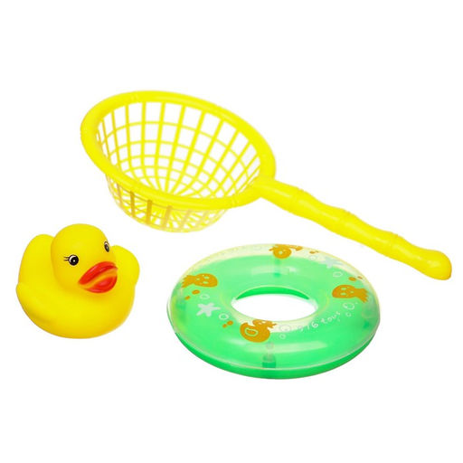 Набор резиновых игрушек для ванны Веселые друзья, 4 шт, с пищалкой, цвет МИКС, Крошка Я  фото 4