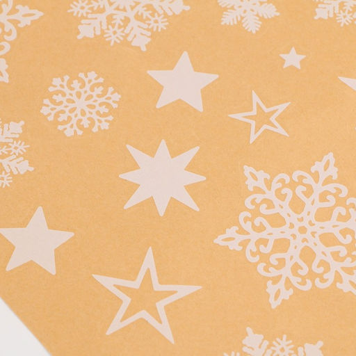 Виниловые наклейки на окна «Снежинки», многоразовые, 70 × 25 см