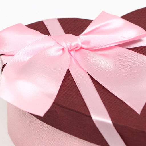 Набор подарочных коробок сердце 3 в 1, бордовый, 21?19?9 - 15.5?14?6 см