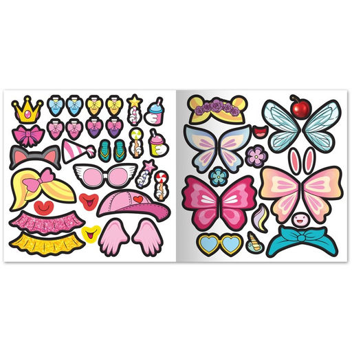 Книга с многоразовыми наклейками Милашки из вкусняшки, 12 стр. - Буква-ленд фото 5