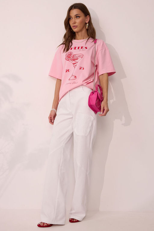 Футболка LYUSHe 4095 розовый  фото 4