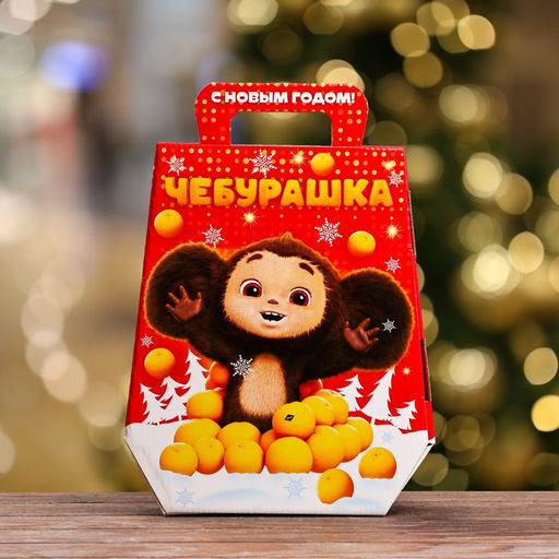 Подарочная коробка Чебурашка, Рюкзак большой , 22,5 х 14 х 27,5 см - Simaland фото 4