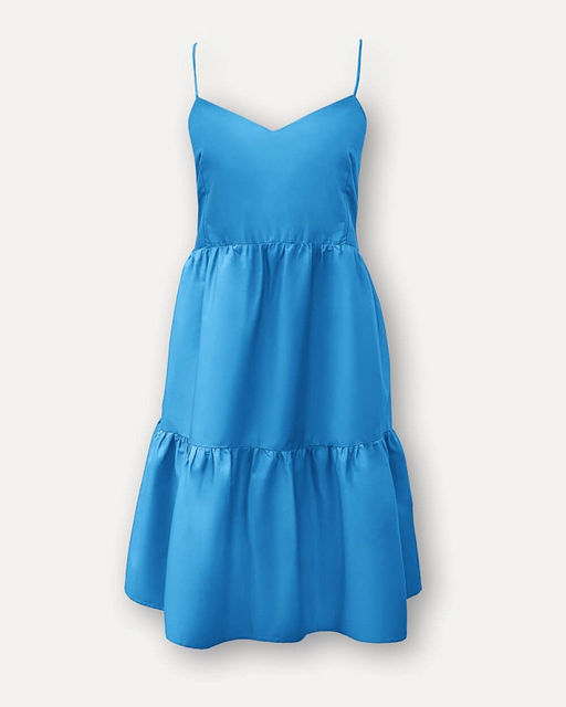 Ярко-голубое платье - Incity фото 14