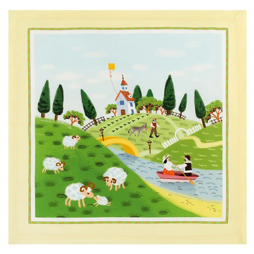 Набор столовый Этель Тоскана, скатерть 180х150 см, салф. 40х40 см-8шт, 100% хл  фото 16