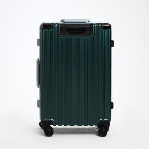 Чемодан средний 24, отдел на молнии, 2 кодовых замка, 4 колеса, крючок, цвет зелёный - Simaland фото 4