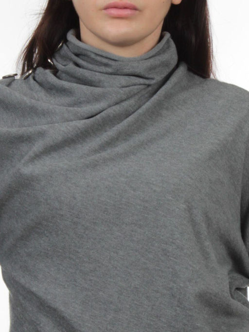 014 LT. GRAY Кофта женская (65% хлопок, 35% полиэстер)