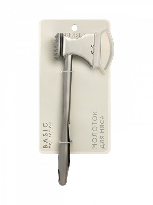 Молоток для мяса 26x9,5x2,6 черный цинковый сплав, ТПР - Denastia фото 6