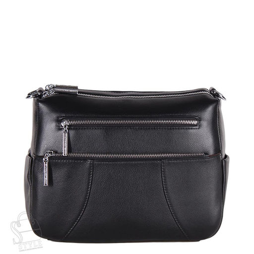 Сумка женская кожаная 0828 black Polina&Eiterou/30  в Новосибирске