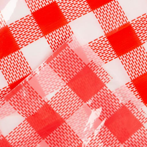 Скатерть для дачи Клеточка цв. красный 137*274 см - Simaland фото 3