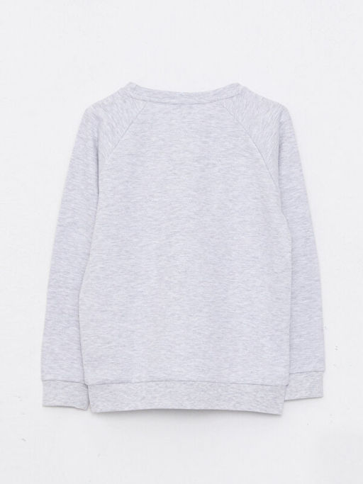 Bisiklet Yaka Basic Uzun Kollu Erkek ?ocuk Ti??rt - Waikiki фото 2