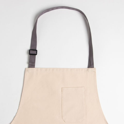 Фартук Этель Стильцв.беж/серый 75 х 65см, 100% хлопок  фото 3