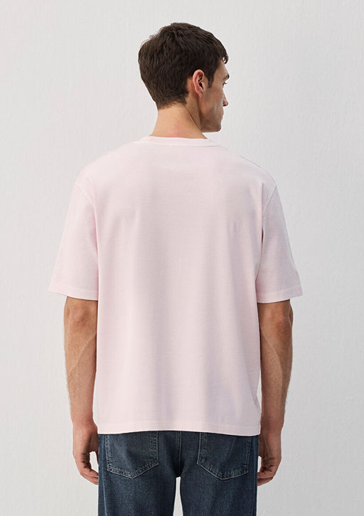 Pembe Basic Tisort - Mavi фото 3