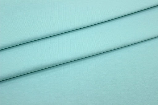 Кулирка с лайкрой цв.Светлый мятно-бирюзовый, ш1.9м, Пенье, хл-94%, лайкра-6%,190гр/м.кв - Купава фото 2