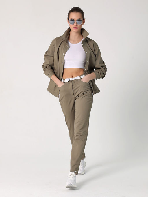 25215 Жакет т.оливковый