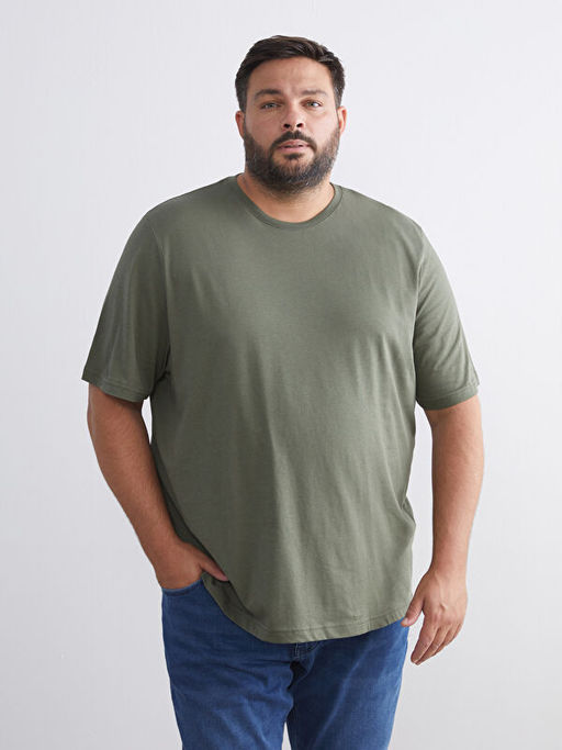 Bisiklet Yaka Penye Erkek Ti??rt